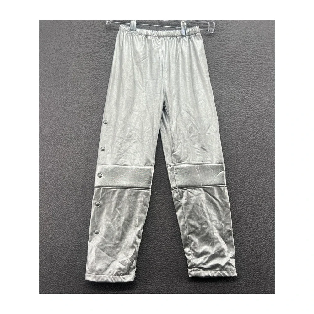 Pottery Barn Kids Wizard of Oz Tin Man Costume Silver Metallic 3-Piece Set 49157 - Picture 3 of 16